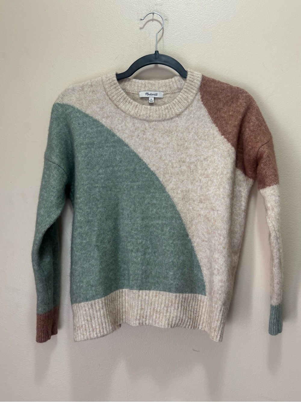 Madewell Cedarbrook Pullover Sweater in Colorblock